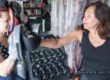 Woman boxing with Shannon Ashley.