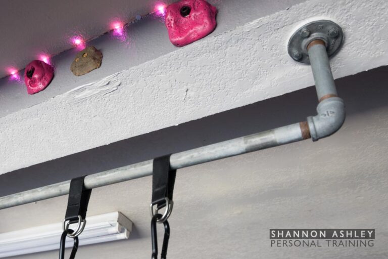 Pull up bar. Shannon Ashley Personal Training, Encinitas.
